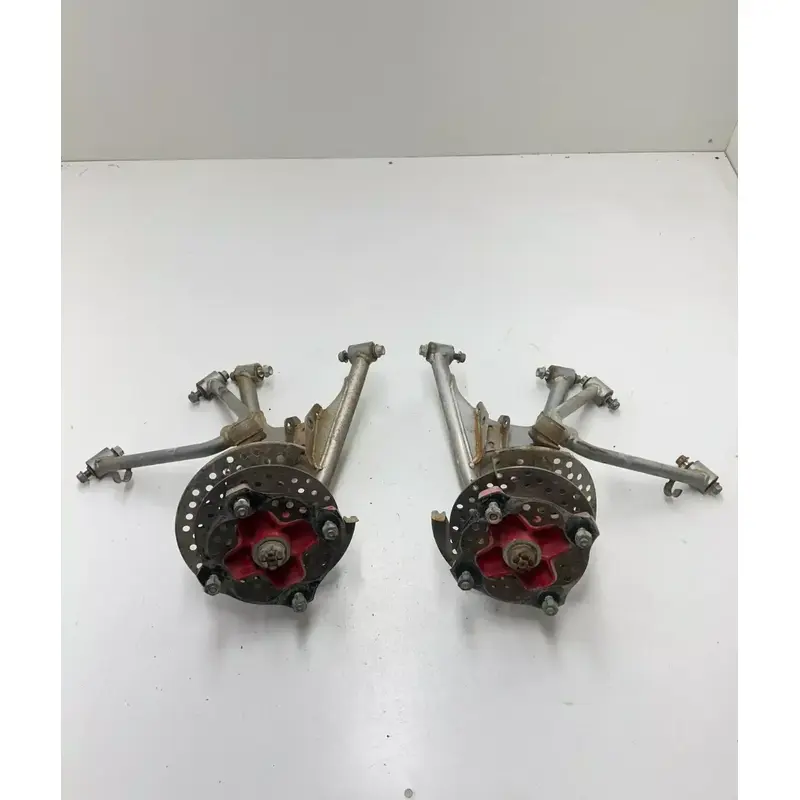 1991 91 Honda trx250x Fourtrax 250x OEM GOOD! Front A Arms Spindle Hub Control