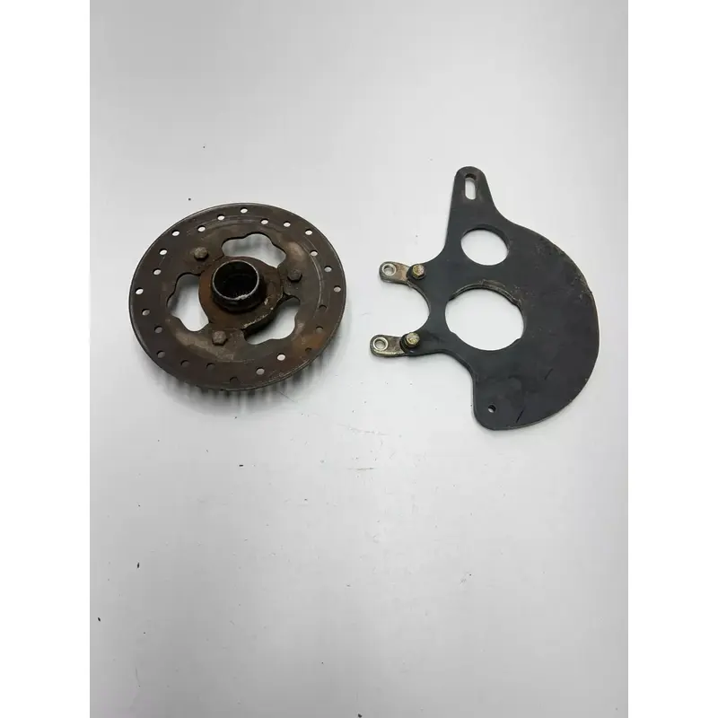 2006 06 Polaris Trail Boss 330 2x4 OEM Disc Brake Rotor Guard Hub Shield Plate