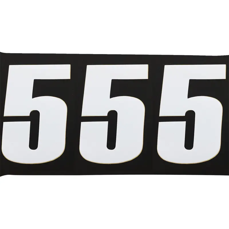 Vinyl Race Numbers