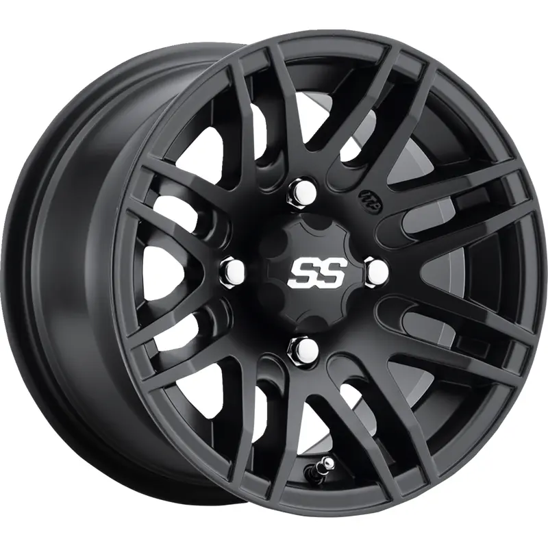 Itp Wheel - SS316 - Rear - Machined Black - 14x7 - 4/110 - 2 5 Can-Am/Honda/Suzuki/Yamaha