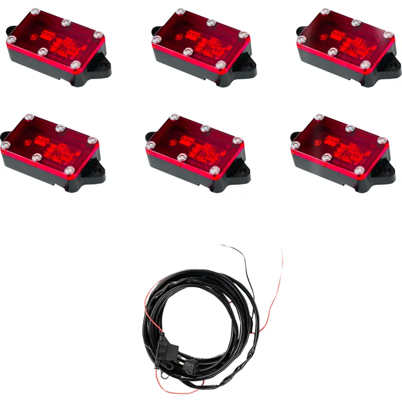 Heretic Rock Light - Red - 6 Pack
