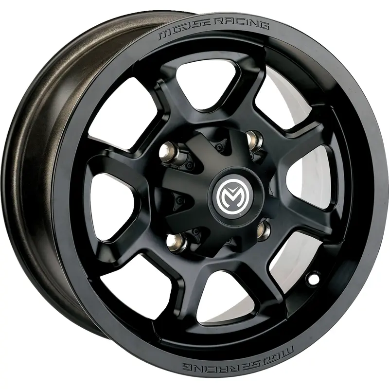 Moose offroad Wheel - 415X - Front/Rear - Black - 14x7 - 4/136 - 4 3 Can-Am/Honda/Kawasaki