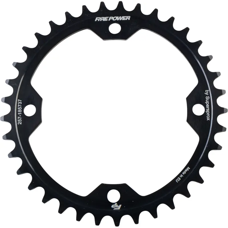 FIRE POWER REAR SPROCKET STEEL 37T BLK