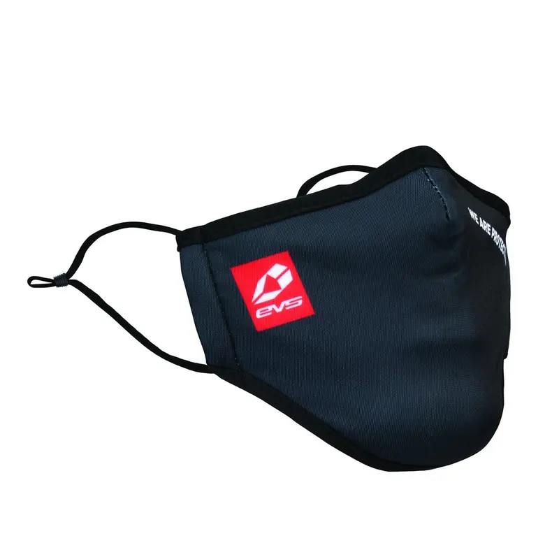 EVS FACE MASK BLACK O/S