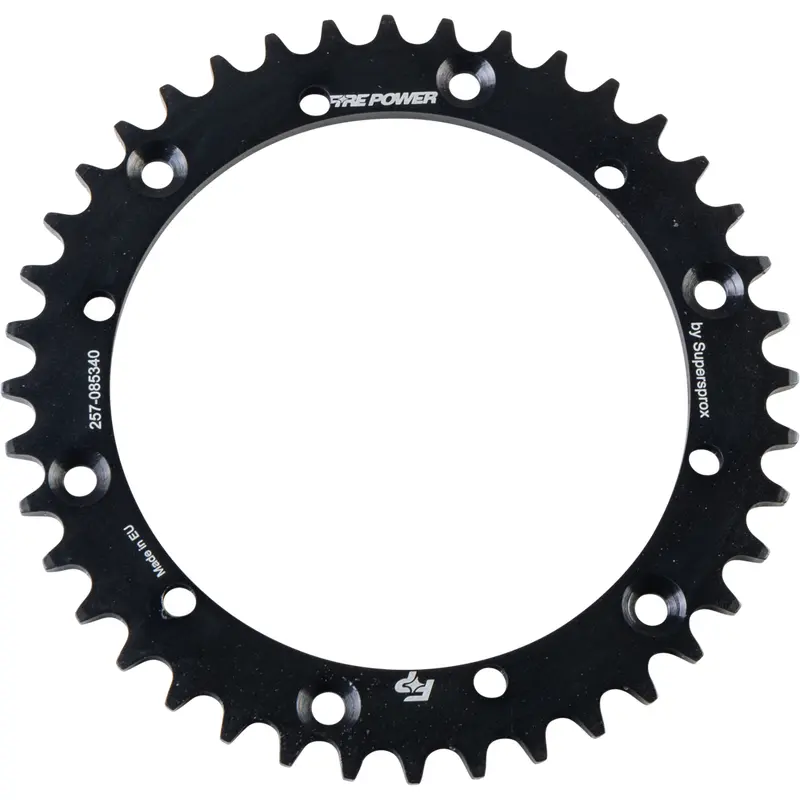 FIRE POWER REAR SPROCKET STEEL 40T BLK