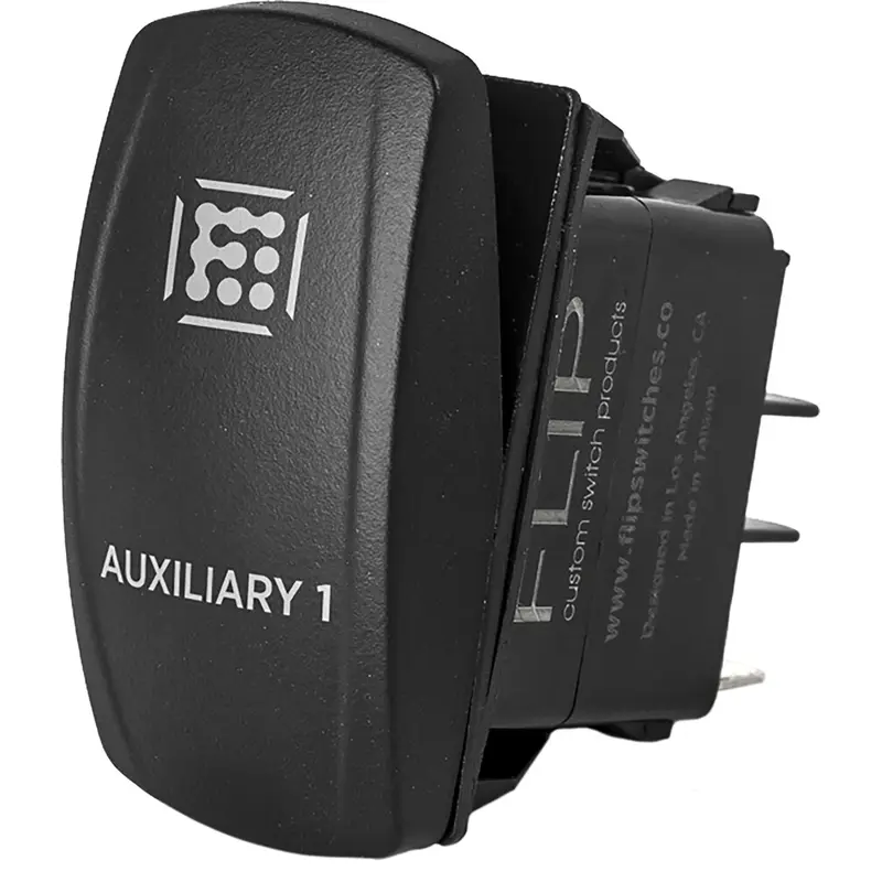 FLIP PROLINE ROCKER SWITCH AUX3 PRO SERIES BACKLIT
