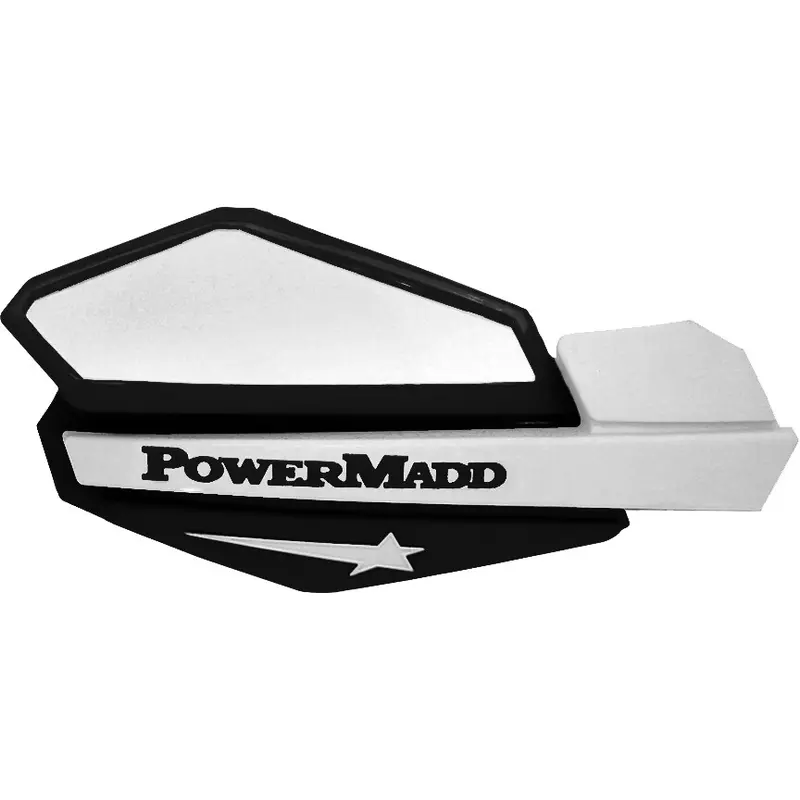 POWERMADD STAR SERIES HANDGUARDS BLACK/WHITE