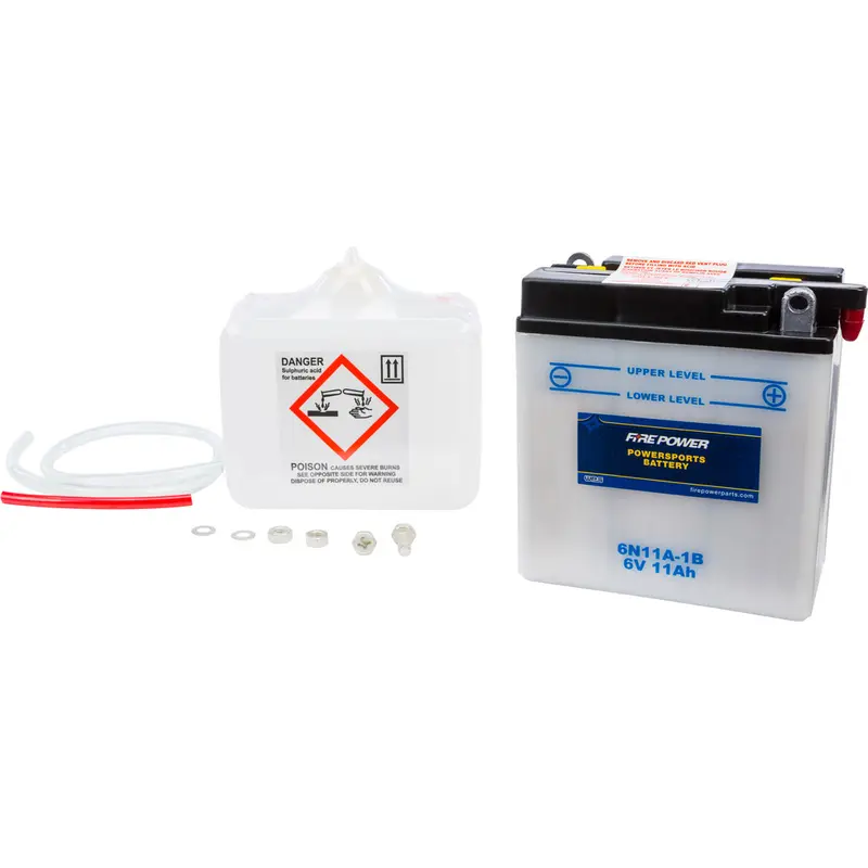 FIRE POWER BATTERY W/ACID 6N11A-1B 6V