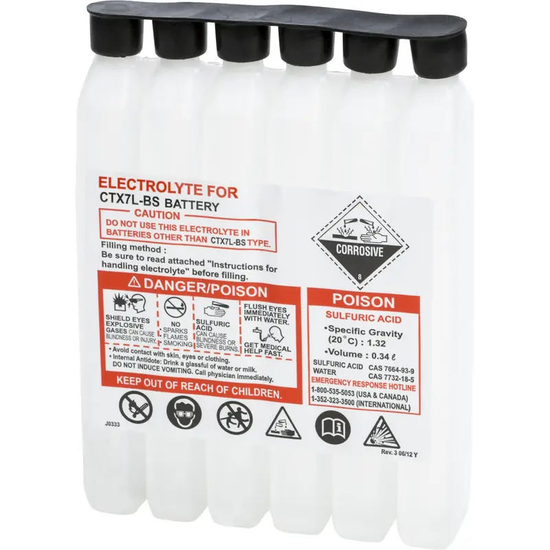 FIRE POWER SEALED BATTERY ELECTROLYTE PACK 336CC