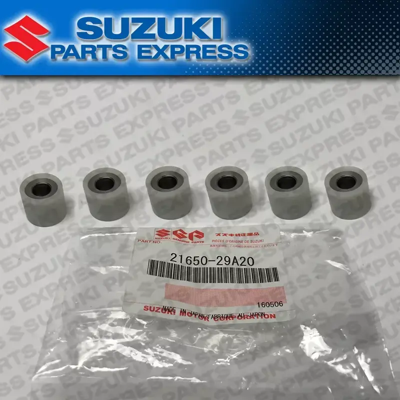 1987 - 2006 SUZUKI LT80 LT 80 QUADSPORT AUTO CLUTCH DRIVE ROLLERS x6 21650-29A20