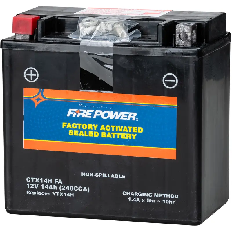 FIRE POWER BATTERY CTX14H SEALED FACTORY ACTIVATED