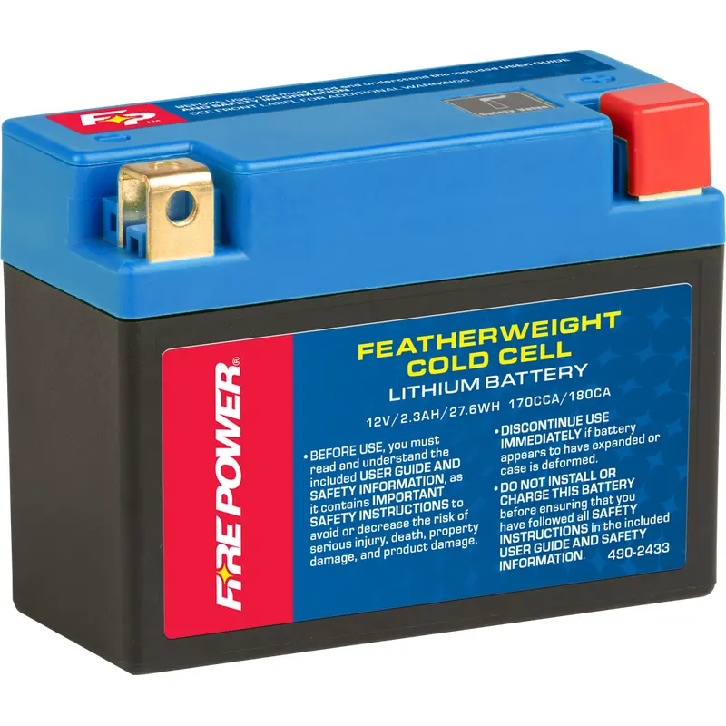 FIRE POWER FEATHERWEIGHT LITHIUM BATTERY 170 CCA 12V/27.6WH