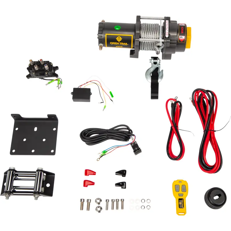 OPEN TRAIL 4500LB WINCH STEEL WIRE
