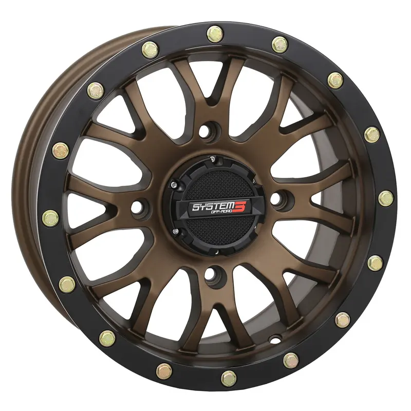SYSTEM 3 ST3 WHEEL 15X7 5 2 ( 40MM) 4/137 MATTE BRONZE/BLACK