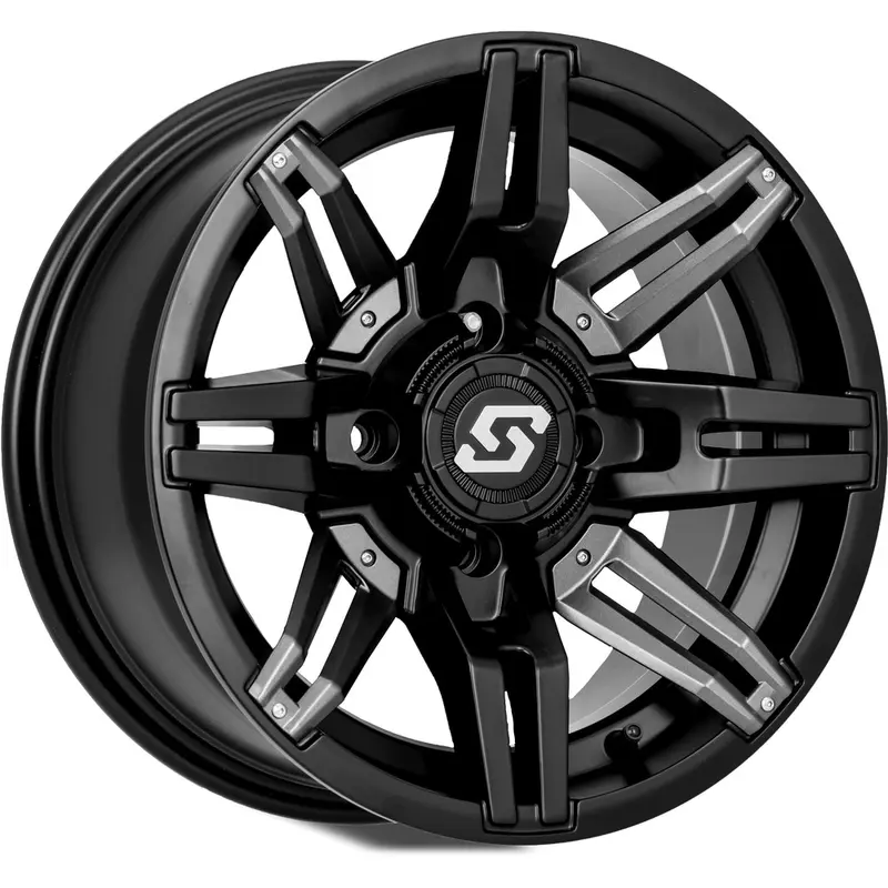 SEDONA RUKUS WHEEL 14X7 4/156 4 3 ( 5MM) BLK/GUNMETAL
