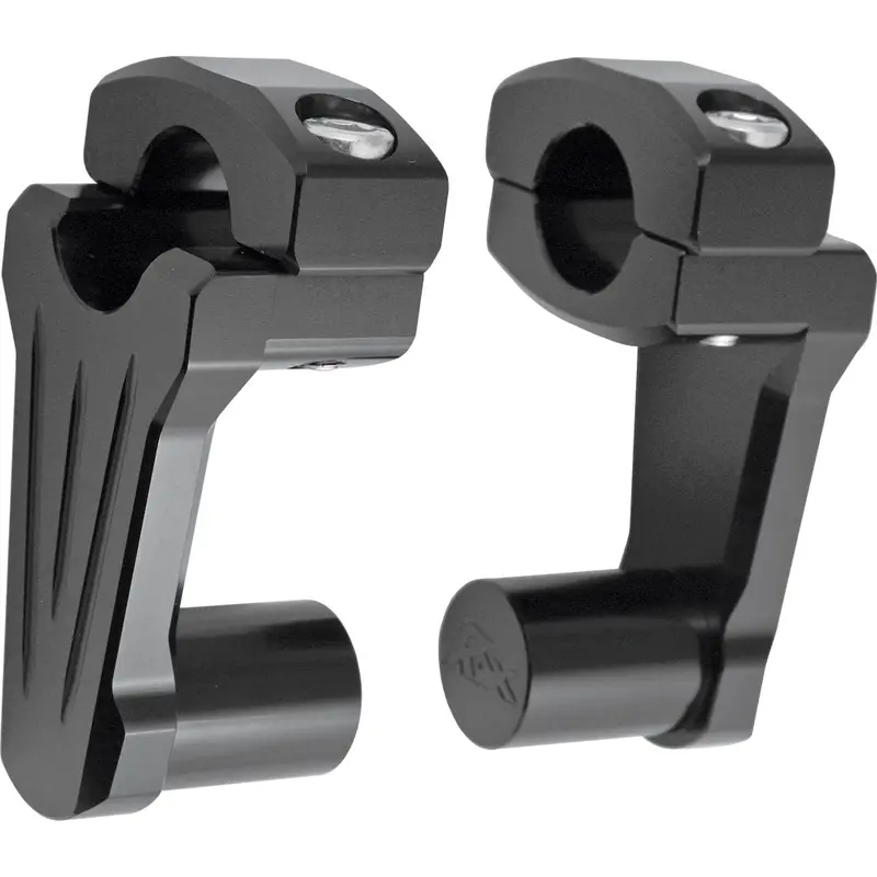 ROX PIVOTING HANDLEBAR RISER BLACK 2" RISE