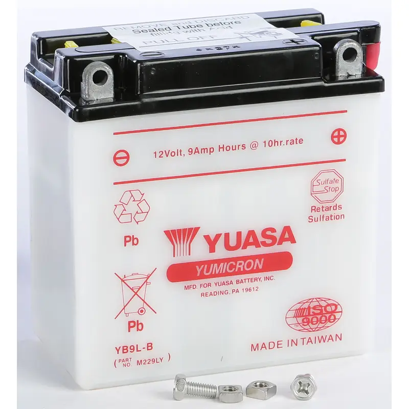 YUASA BATTERY YB9L-B CONVENTIONAL