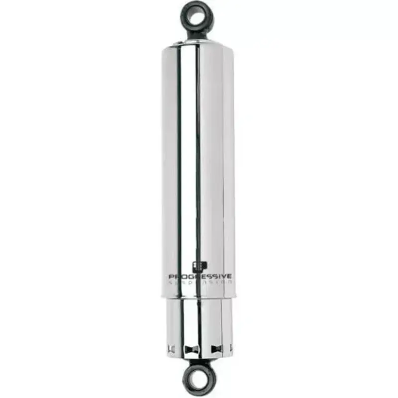 Progressive 412 Series Chrome Covered 11" Standard Duty Shocks 73-86 Big Twin