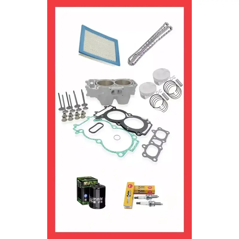 11-14 Polaris RZR 900 Top End Engine Motor Rebuild Kit - Pistons Cylinder Valves