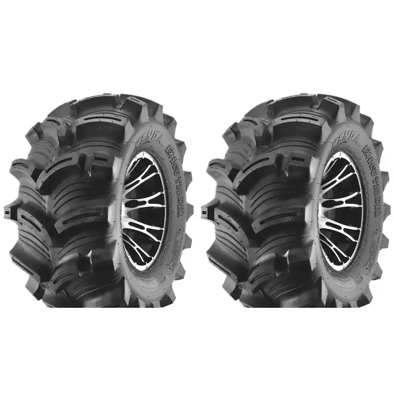 (2) New Kenda 25X10-12 25-10-12 K538 Executioner ATV Mud Tires K538-02 / K538-02