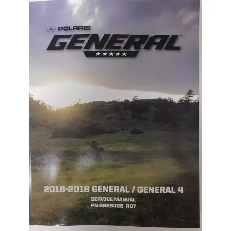 2016 - 2019 Polaris General and 4 Seater OEM Authentic Service Repair Manual
