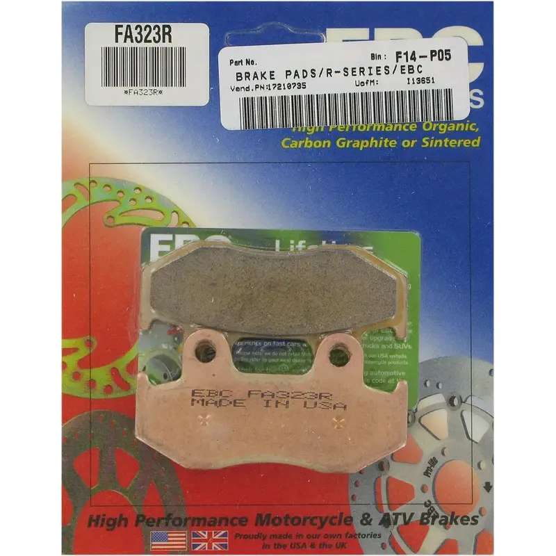 EBC Sintered Brake Pads FA323R