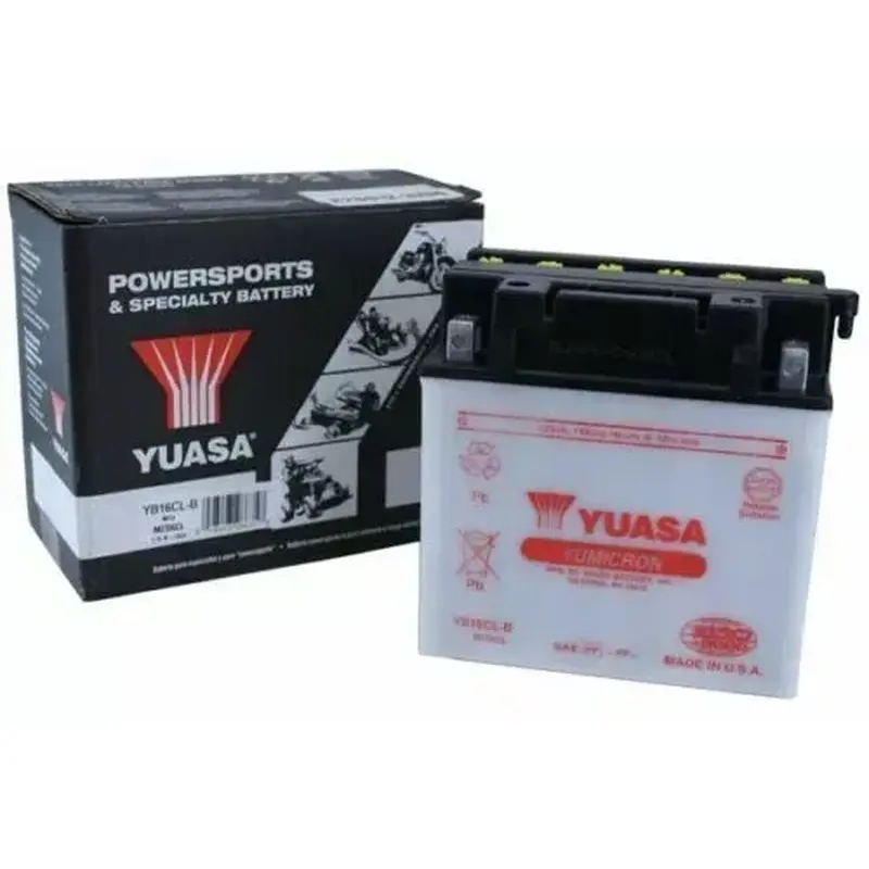 Yuasa YB16CL-B Kawasaki KVF300-B Prairie 300 4x4 CN 99-02 YuMicron 12v Battery