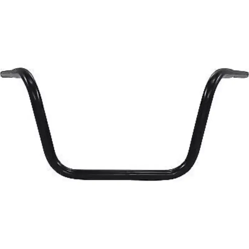 LA CHOPPERS LA-7312-12B Black 12" Hefty 1-1/4" Handlebar Ape Hanger