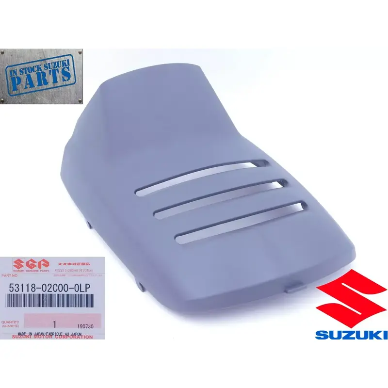 SUZUKI LT160 160 QUAD RUNNER OEM GRAY CENTER FRONT FENDER NOSE HOOD COVER GENUIN