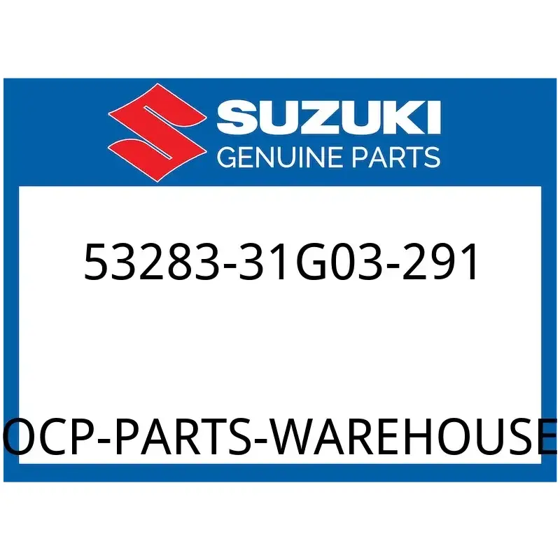 Suzuki OEM Part 53283-31G03-291 COVER,FRONT LAM