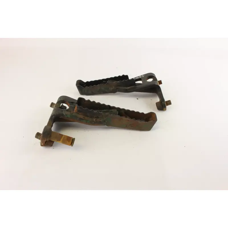 1986 Yamaha Moto 4 Yfm200dx Left Right Foot Rests Pegs Steps c3648