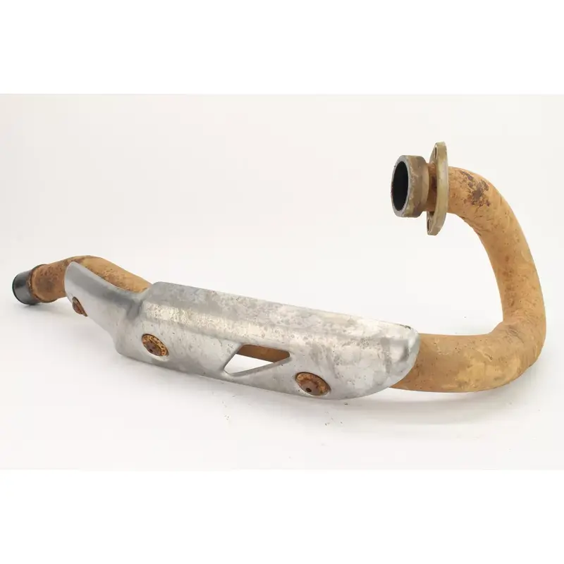 2003 Suzuki Quadsport Z400 Exhaust Header Pipe W Heat Shield Guard Cover W 1682