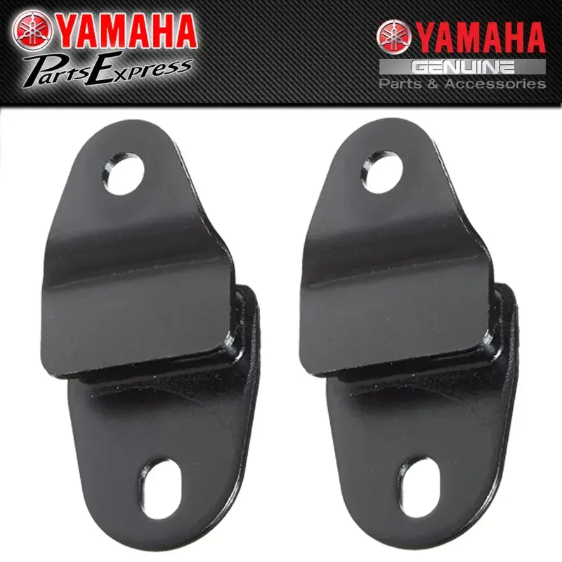1987 - 2006 YAMAHA BANSHEE 350 YFZ350 OEM EXHAUST HANGER BRACKETS STAYS SET PAIR