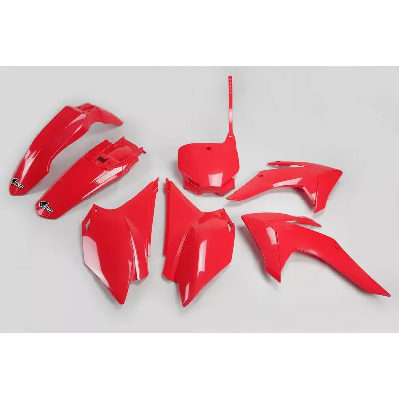 UFO Red Plastic Kit for Honda: CRF230F (2015-2017, 2019)