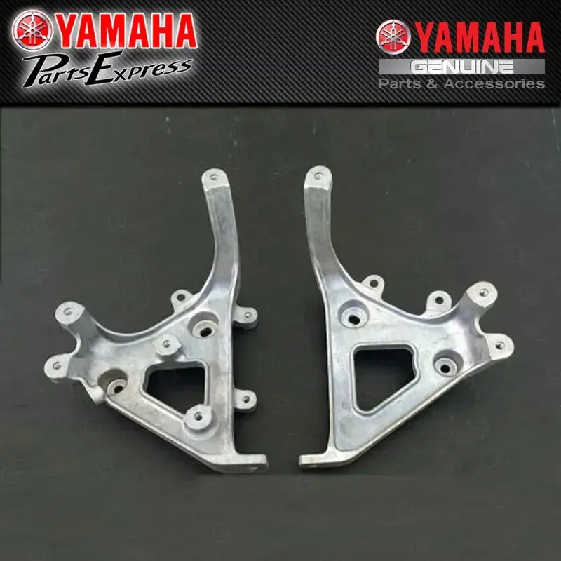 2006 - 2012 YAMAHA RAPTOR YFM 700R OEM FRONT FENDER HEADLIGHT BRACKETS PAIR SET