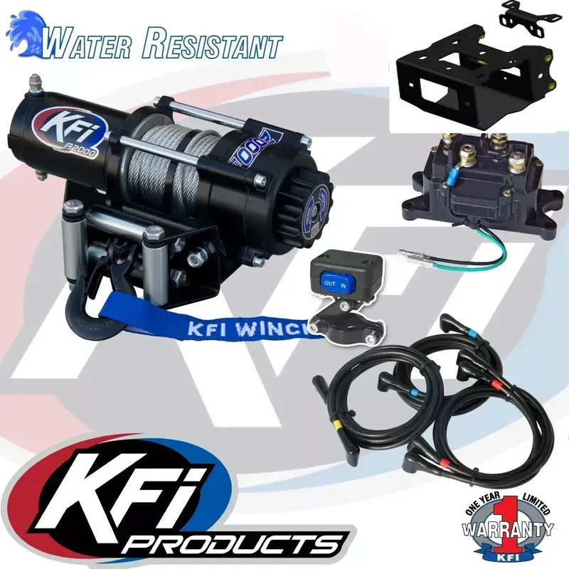 KFI WINCH 2000 LBS AND MOUNT KIT W MOUNT POLARIS 2010-24 SPORTSMAN 850 TOURING
