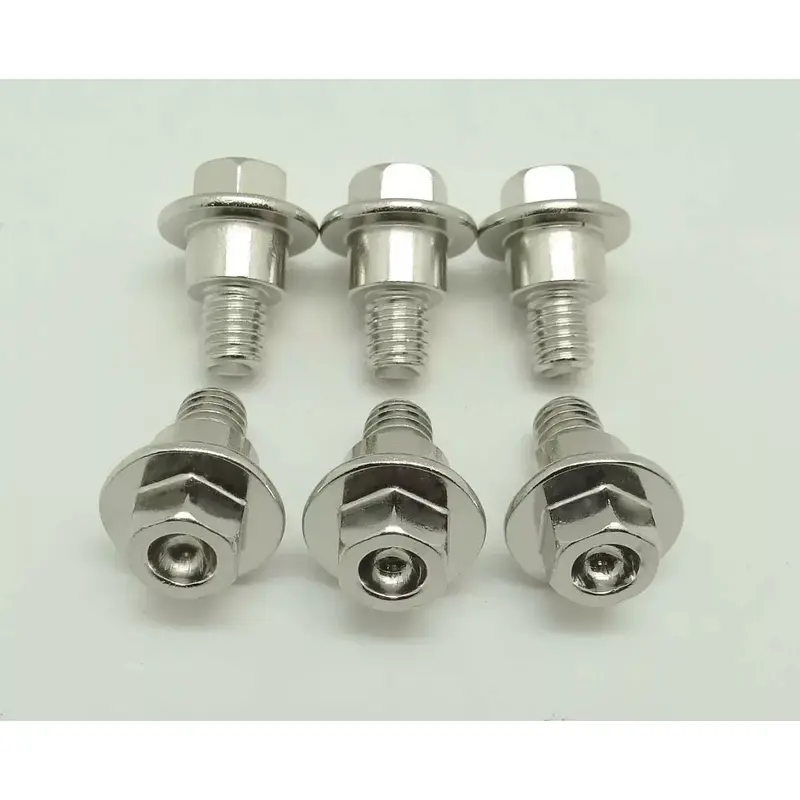 6 SPECBOLT NICKEL PLATED FORK GUARD BOLT KIT FOR KTM SX-F XC-W LC4 MXC 4 Stroke