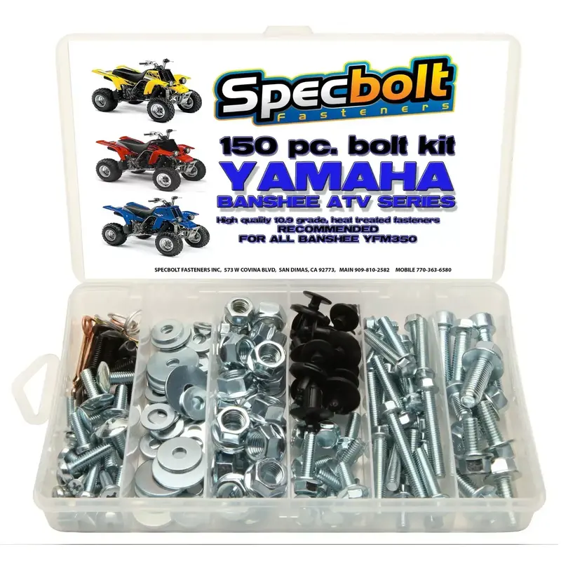 YAMAHA BANSHEE 150PC ATV Bolt Kit for fenders bodywork motor wheels exhaust