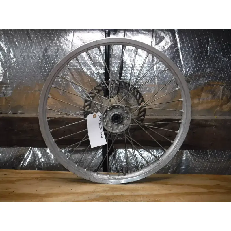 Yz125 Front Wheel Hub Spokes Rim Complete 1993