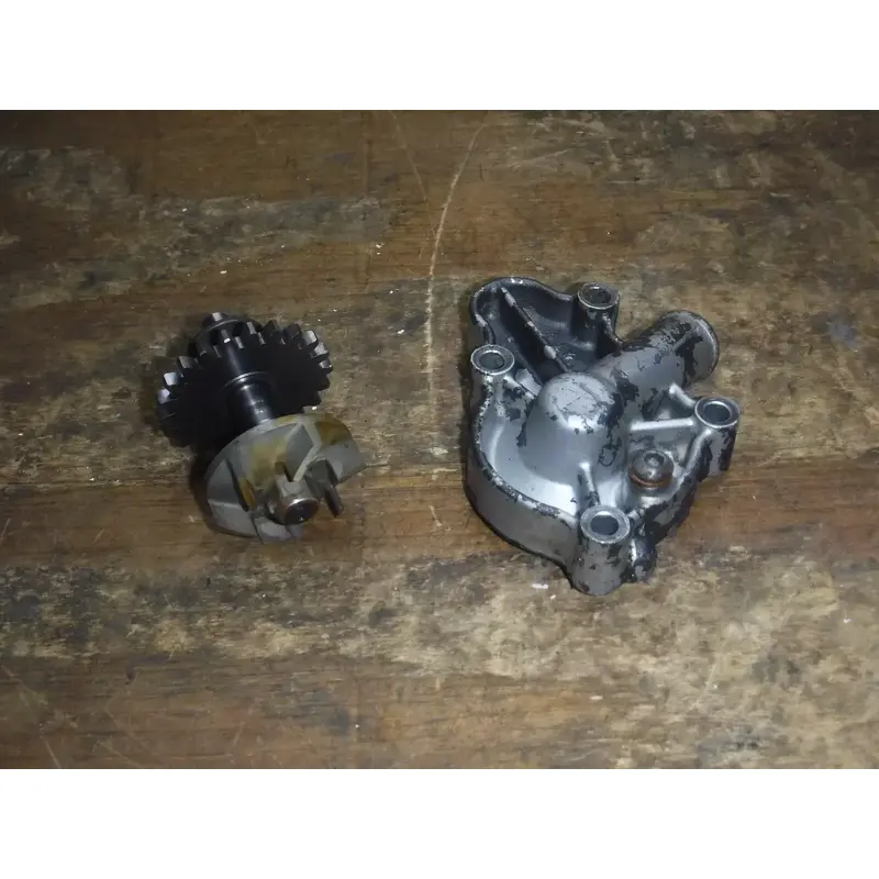 1998 Yz125 Water Pump Impeller Shaft Cover Cap Fins Coolant