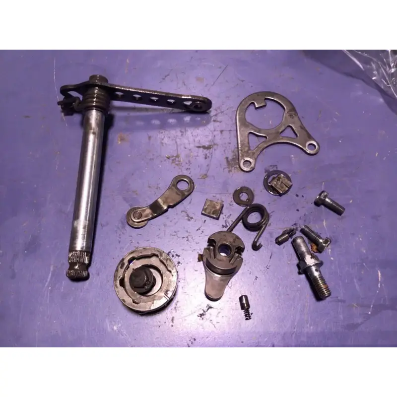 2004 Honda CRF450 Transmission Shift Fork Drum Cam Change Pedal Lever Shaft