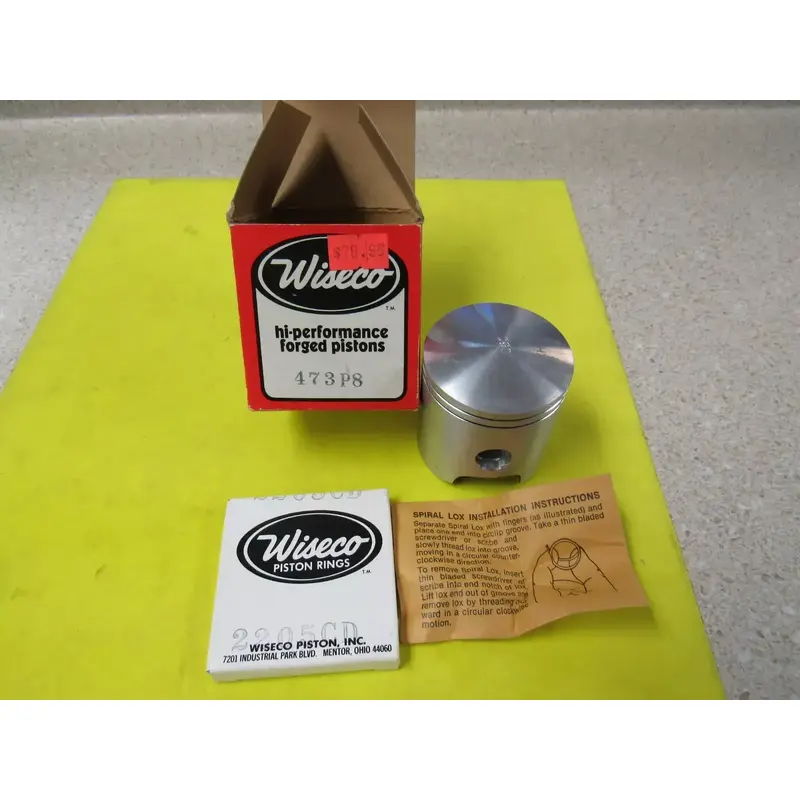 WISECO- 473P8 -PISTON- RINGS INCLUDED -  N.O.S.