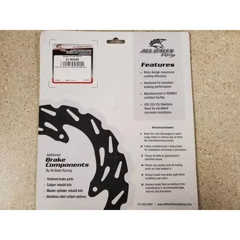 BRAND NEW ALL BALLS BRAKE ROTOR PN # 18-0040