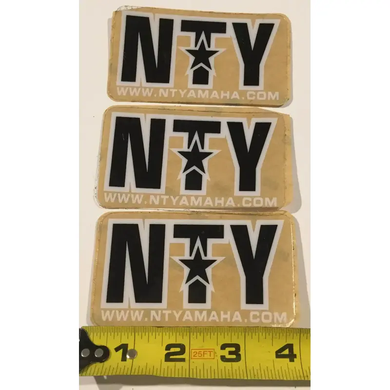 NORTH TEXAS NT YAMAHA MX ENDURO OFF-ROAD ATV UTV YFZ450R DECAL STICKER SET OF 3