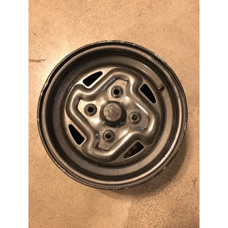 OEM 2007-2013 Kawasaki Brute Force KVF 650 Rear Wheel Rim 12x7.5 W/ CENTER CAP