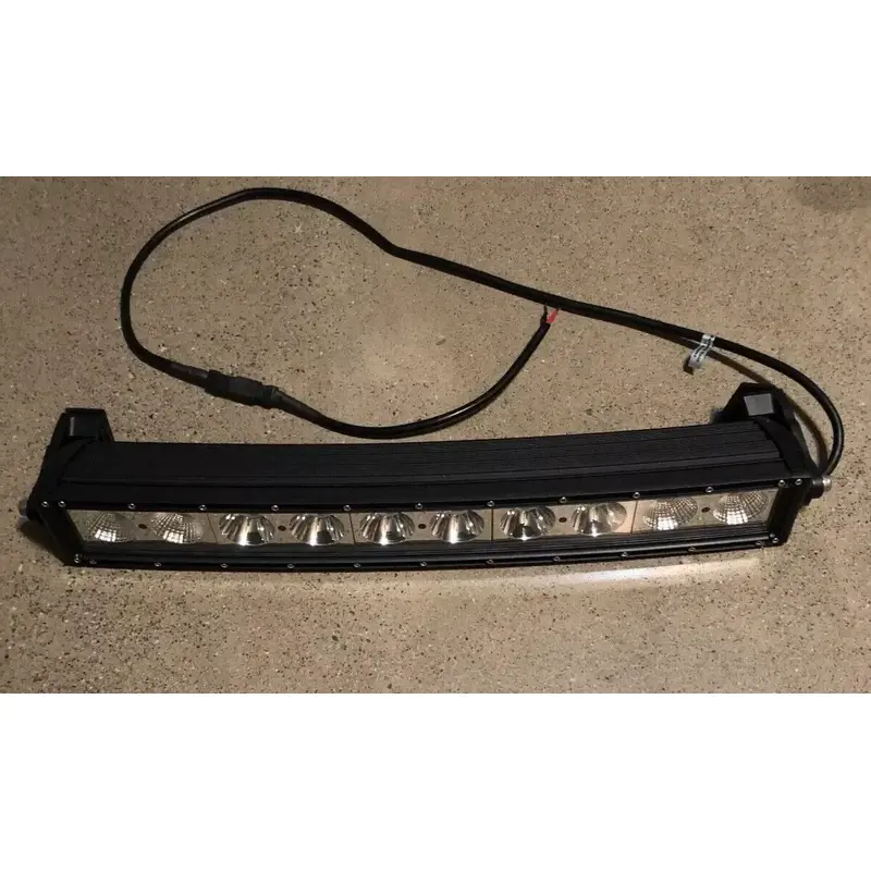 QuadBoss Curved Single Row LED Light Bar, 22in. 9000 Lumens 100 Watts 12074