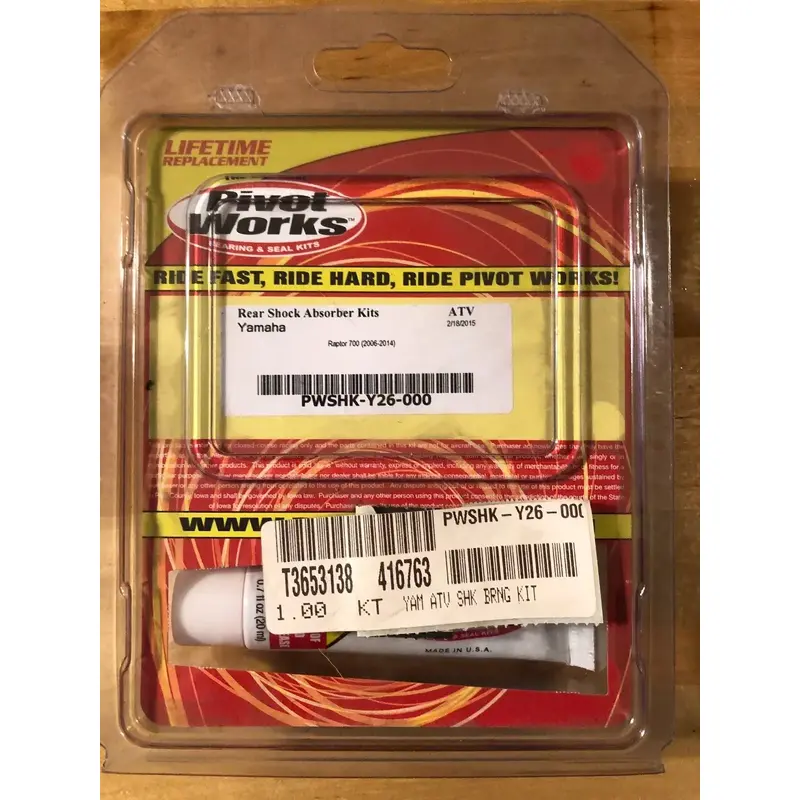 PIVOT WORKS PWSHK-Y26-000 BEARING SEAL SHOCK ABSORBER KIT RAPTOR 700 (2006-14)