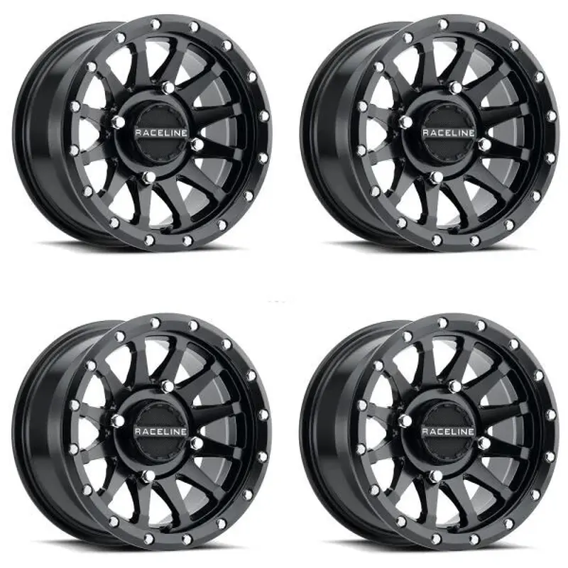 Set (4) Raceline 17x7 Front Rear Wheel A95B Can-Am X3 Maverick 1000 4/136 5:2