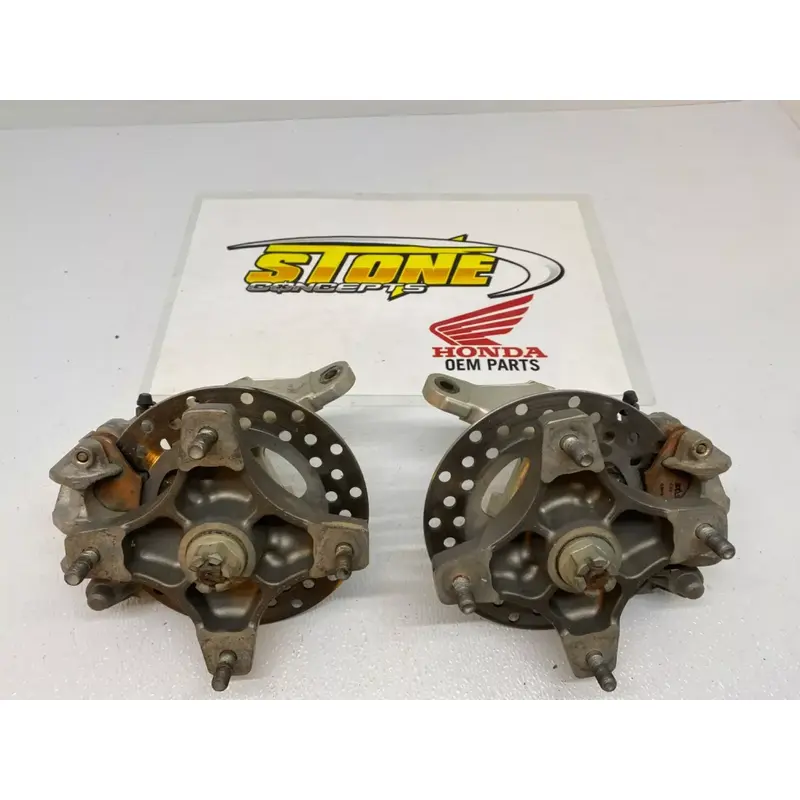 HONDA TRX450R TRX 450R FRONT END WHEEL HUBS SPINDLES CALIPERS UPDATE 250R 400EX