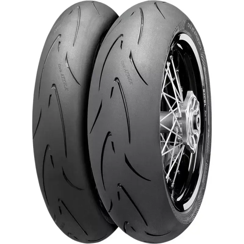Continental ContiAttack SM EVO Front Tire | 110/70R17 54H | Sold Each